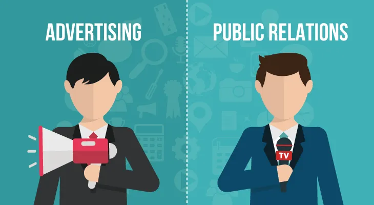 Difference between advertisement and Public relation (PR)?