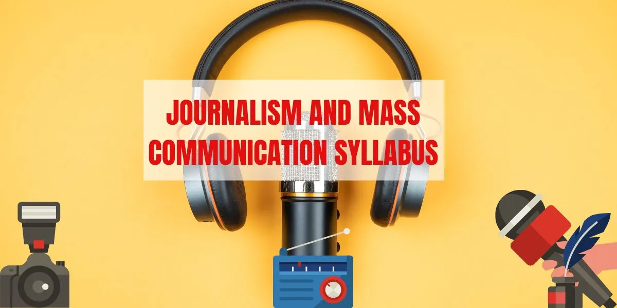 journalism and mass communication syllabus 